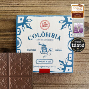 Chocolate de Leite COLÔMBIA 58%+ Café da COLÔMBIA
